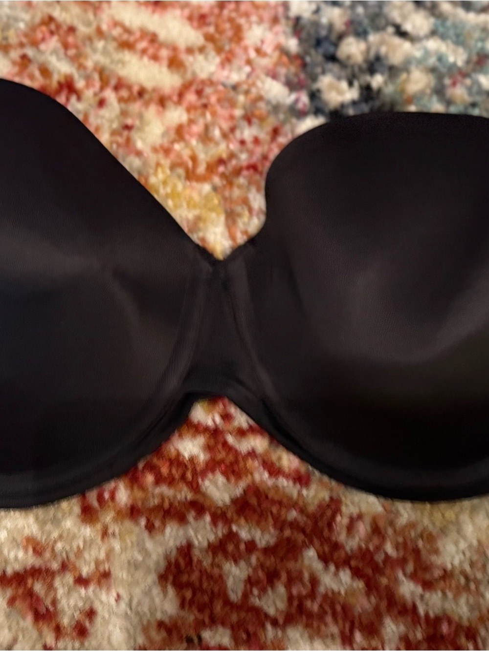 Strapless Black Smooth Molded Cup Bra